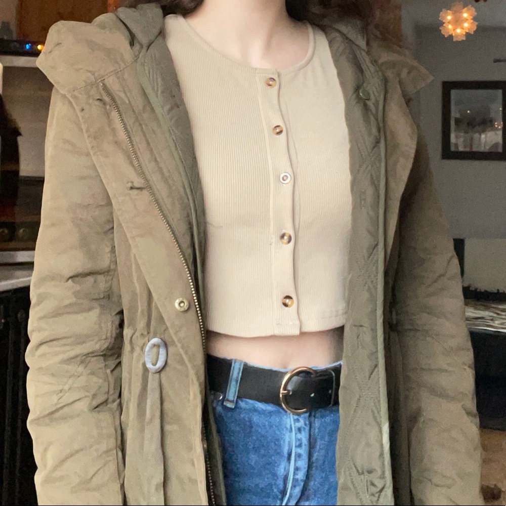Green Simons coat